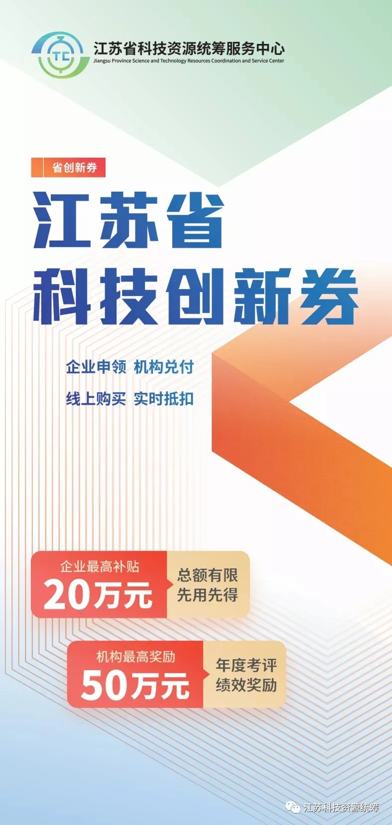 科技政策 | 一图读懂“江苏省科技创新券”